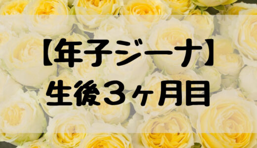 【年子ジーナ】生後３ヶ月目の様子【２人目】